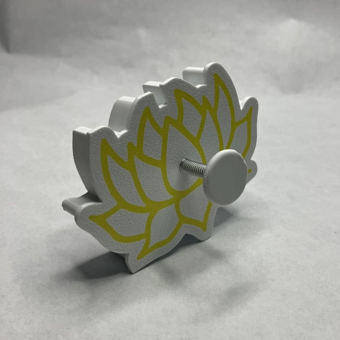 CookieStamp - Floare Lotus, 63x85x16 mm - Cookie Cutter Decorativ pentru Aluat, Ștampilă pentru Biscuiți Unicat - Ideal pentru copii [9]
