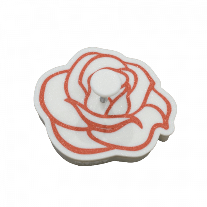 CookieStamp - Floare Trandafir, 80x80x16 mm - Cookie Cutter Decorativ pentru Aluat, Ștampilă pentru Biscuiți Unicat - Ideal pentru copii [8]