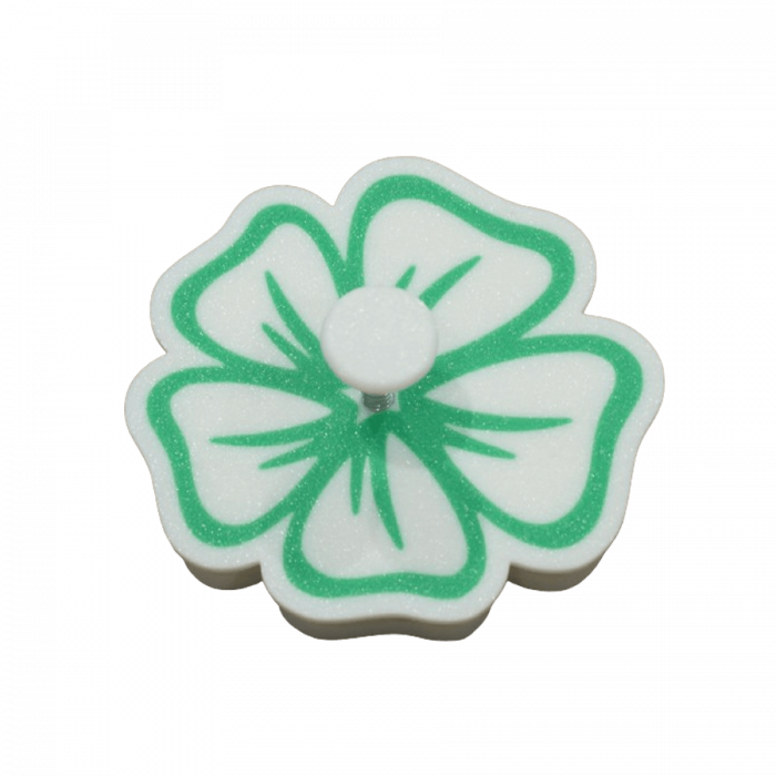 CookieStamp - Floare Trifoi, 80x80x16 mm - Cookie Cutter Decorativ pentru Aluat, Ștampilă pentru Biscuiți Unicat - Ideal pentru copii [8]