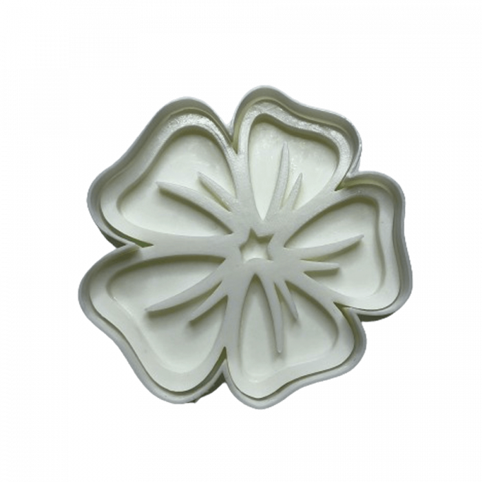 CookieStamp - Floare Trifoi, 80x80x16 mm - Cookie Cutter Decorativ pentru Aluat, Ștampilă pentru Biscuiți Unicat - Ideal pentru copii [7]