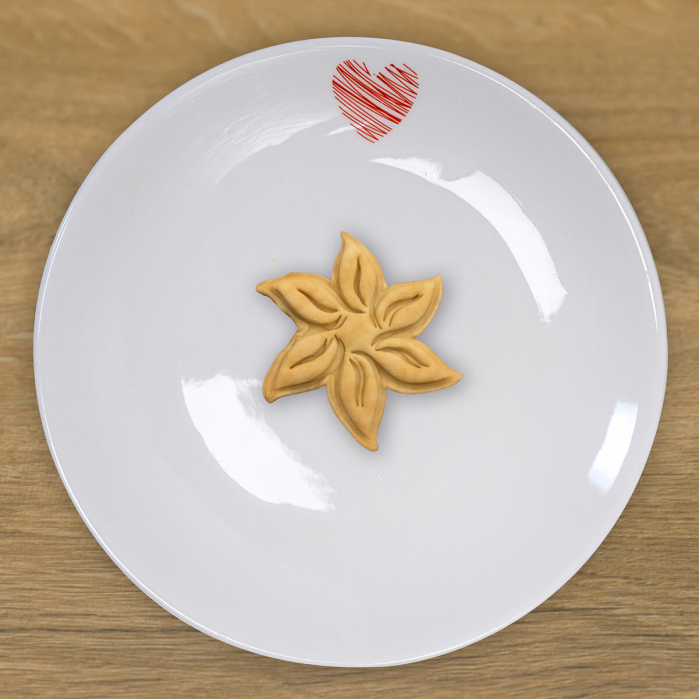 CookieStamp - Floarea Pasiunii, 86x86x16 mm - Cookie Cutter Decorativ pentru Aluat, Ștampilă pentru Biscuiți Unicat - Ideal pentru copii [5]