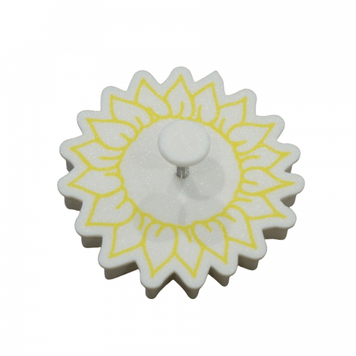 CookieStamp - Floarea Soarelui, 80x80x16 mm - Cookie Cutter Decorativ pentru Aluat, Ștampilă pentru Biscuiți Unicat - Ideal pentru copii [8]