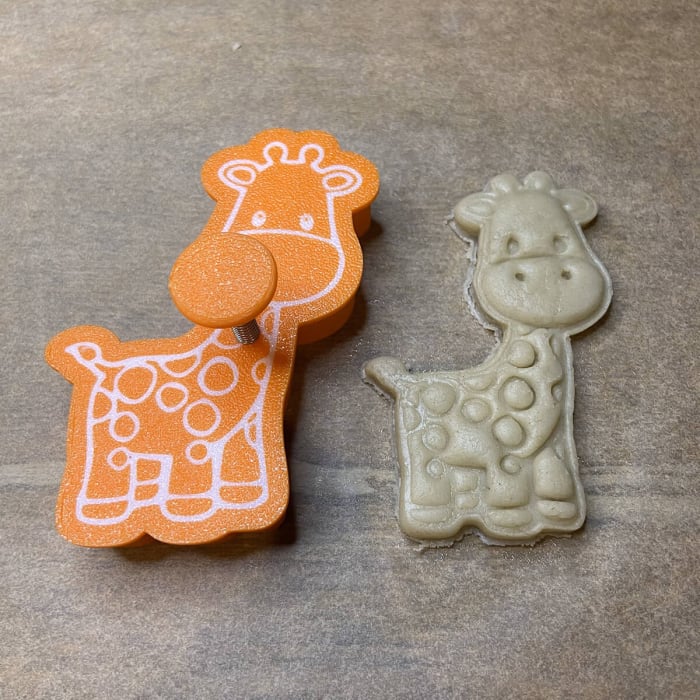 CookieStamp - Girafă, 90x65x16 mm - Cookie Cutter Decorativ pentru Aluat, Ștampilă pentru Biscuiți Unicat - Ideal pentru copii [6]