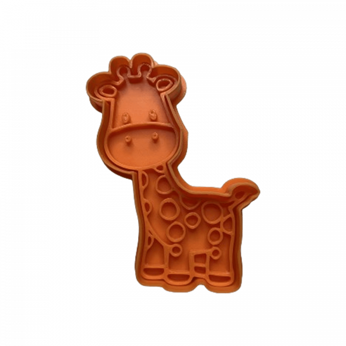 CookieStamp - Girafă, 90x65x16 mm - Cookie Cutter Decorativ pentru Aluat, Ștampilă pentru Biscuiți Unicat - Ideal pentru copii [7]