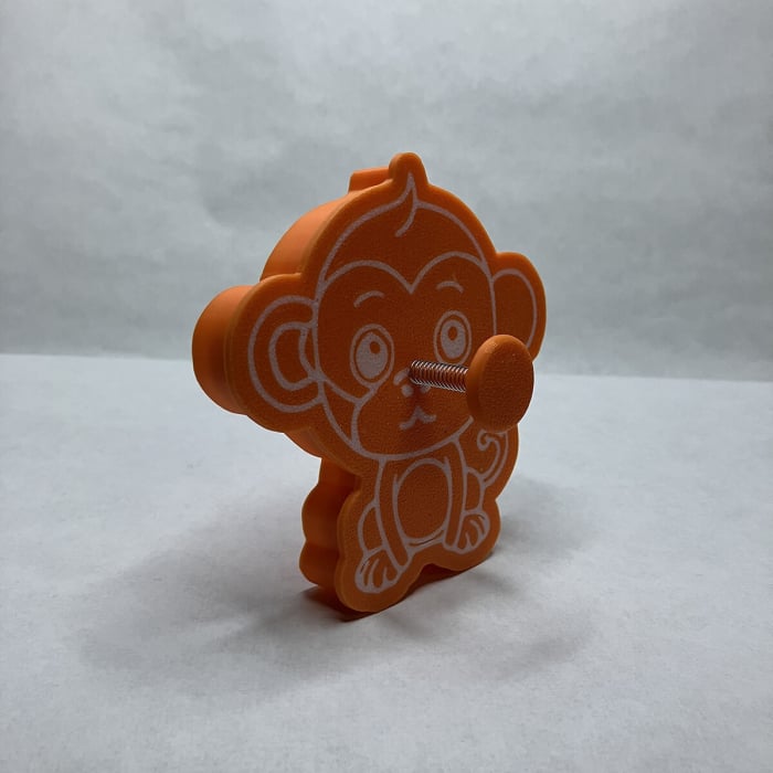 CookieStamp - Maimuță, 90x90x16 mm - Cookie Cutter Decorativ pentru Aluat, Ștampilă pentru Biscuiți Unicat - Ideal pentru copii [9]
