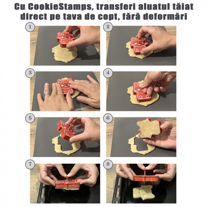 CookieStamp - Masina Taxi, 60x112x16 mm - Cookie Cutter Decorativ pentru Aluat, Ștampilă pentru Biscuiți Unicat - Ideal pentru copii [2]