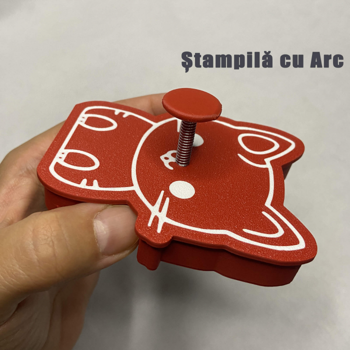 CookieStamp - Pisică, 86x73x16 mm - Cookie Cutter Decorativ pentru Aluat, Ștampilă pentru Biscuiți Unicat - Ideal pentru copii [4]