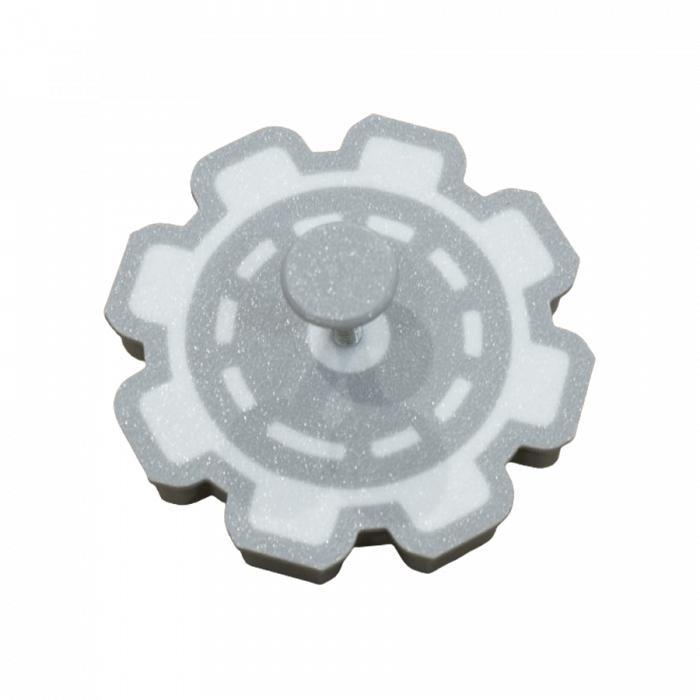 CookieStamp - Roată Zimțată 2, 80x80x16 mm - Cookie Cutter Decorativ pentru Aluat, Ștampilă pentru Biscuiți Unicat - Ideal pentru copii [8]