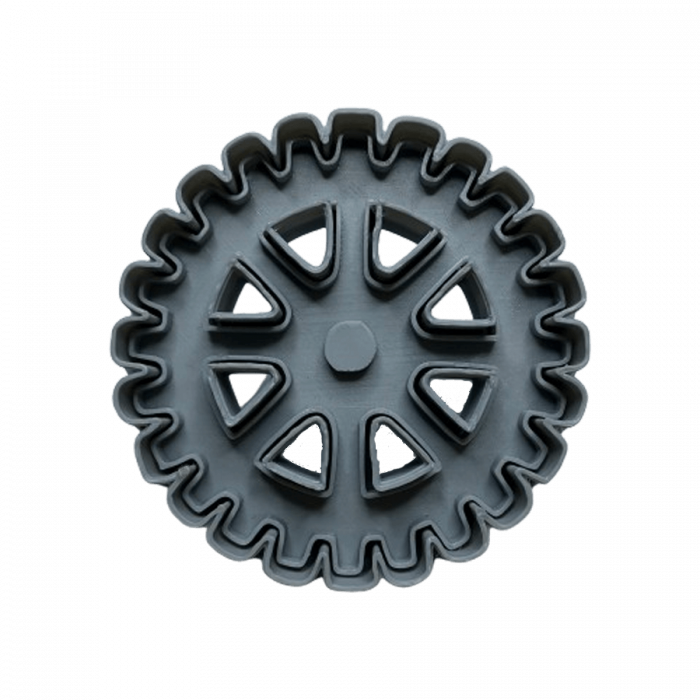 CookieStamp - Roată Zimțată 3, 79x79x16 mm - Cookie Cutter Decorativ pentru Aluat, Ștampilă pentru Biscuiți Unicat - Ideal pentru copii [7]