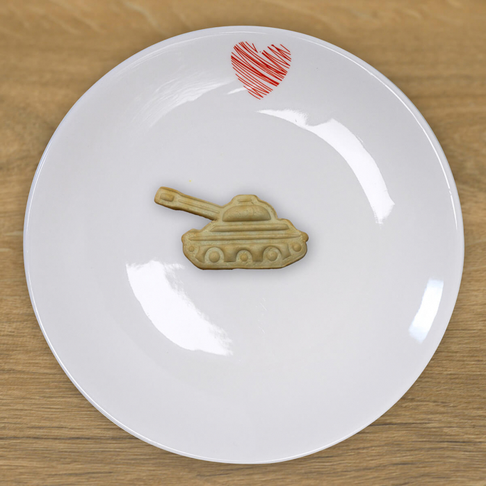 CookieStamp - Tanc, 60x101x16 mm - Cookie Cutter Decorativ pentru Aluat, Ștampilă pentru Biscuiți Unicat - Ideal pentru copii [5]