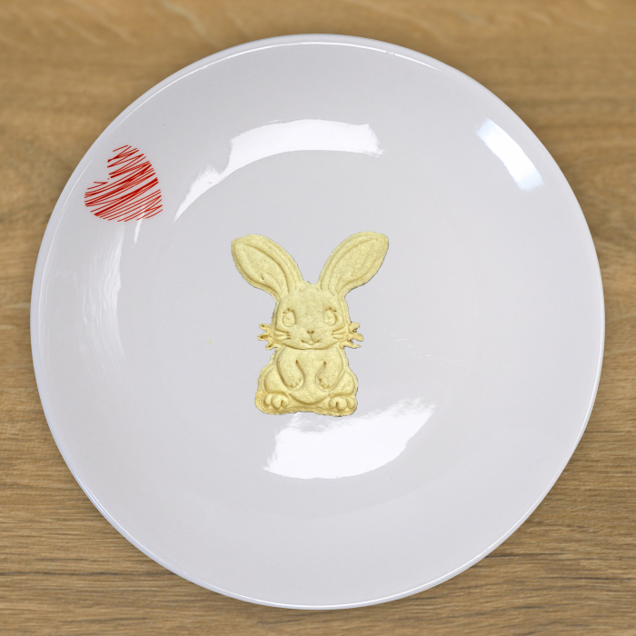 CookieStamp - Iepuraș de Paște, 90x76x16 mm - Cookie Cutter Decorativ pentru Aluat, Ștampilă pentru Biscuiți Unicat - Ideal pentru copii [5]