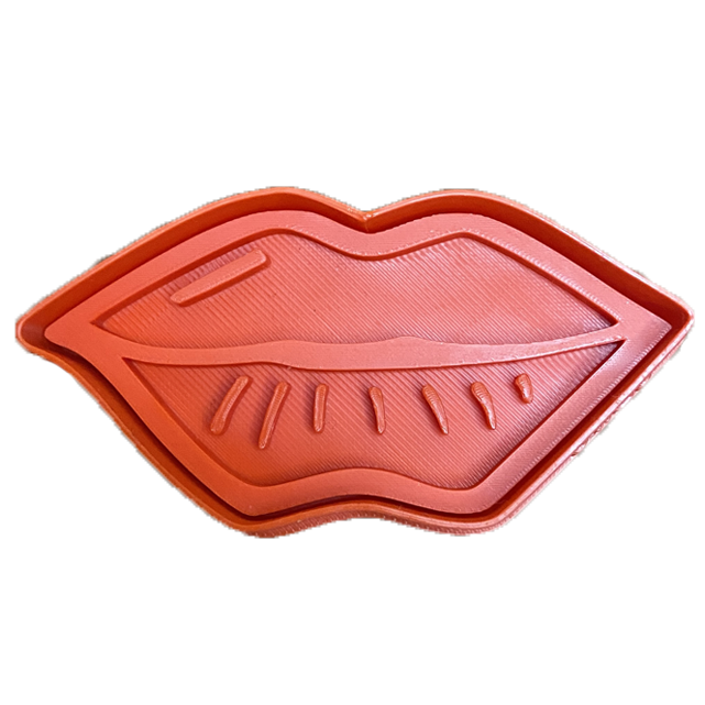 CookieStamp - Buze, 47x87x16 mm - Cookie Cutter Decorativ pentru Aluat, Ștampilă pentru Biscuiți Unicat - Ideal pentru copii [7]