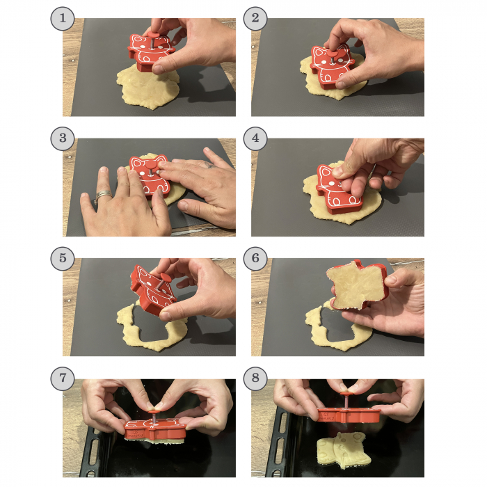 CookieStamp - Glob, 89x74x16 mm - Cookie Cutter Decorativ pentru Aluat, Ștampilă pentru Biscuiți Unicat - Ideal pentru copii [2]
