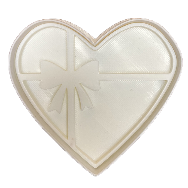 CookieStamp - Inima Cadou, 82x89x16 mm - Cookie Cutter Decorativ pentru Aluat, Ștampilă pentru Biscuiți Unicat - Ideal pentru copii [7]