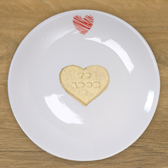 CookieStamp - Inima Te Ador, 76x89x16 mm - Cookie Cutter Decorativ pentru Aluat, Ștampilă pentru Biscuiți Unicat - Ideal pentru copii [5]