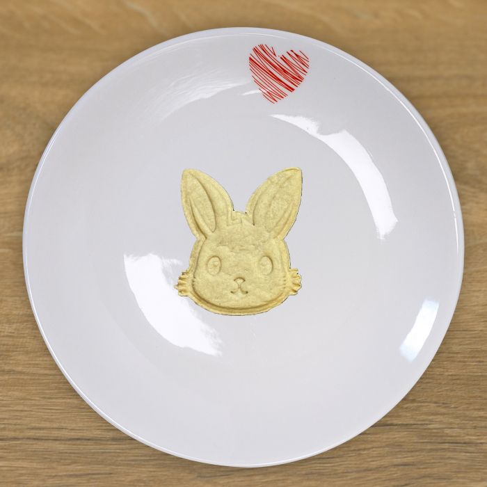 CookieStamp - Cap de Iepure, 89x73x16 mm - Cookie Cutter Decorativ pentru Aluat, Ștampilă pentru Biscuiți Unicat - Ideal pentru copii [5]