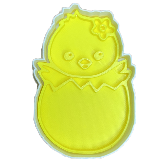 CookieStamp - Ou cu Pui, 89x62x16 mm - Cookie Cutter Decorativ pentru Aluat, Ștampilă pentru Biscuiți Unicat - Ideal pentru copii [7]