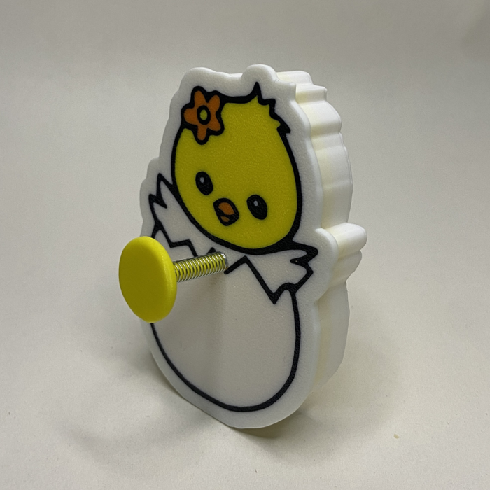 CookieStamp - Ou cu Pui, 89x62x16 mm - Cookie Cutter Decorativ pentru Aluat, Ștampilă pentru Biscuiți Unicat - Ideal pentru copii [9]