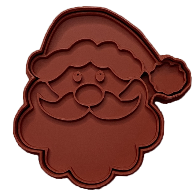 CookieStamp - Mos Craciun, 89x89x16 mm - Cookie Cutter Decorativ pentru Aluat, Ștampilă pentru Biscuiți Unicat - Ideal pentru copii [7]