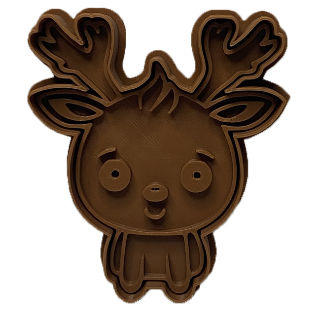CookieStamp - Renul Rudolf, 89x78x16 mm - Cookie Cutter Decorativ pentru Aluat, Ștampilă pentru Biscuiți Unicat - Ideal pentru copii [7]