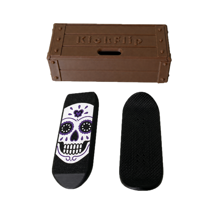 Violet Skull - KickFlip Fidget [2]