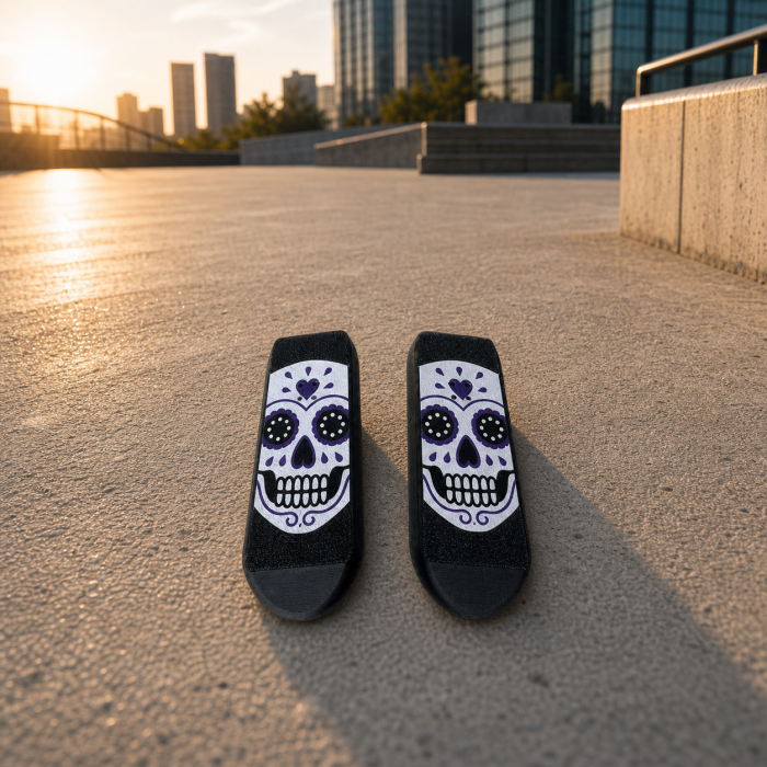 Violet Skull - KickFlip Fidget [6]