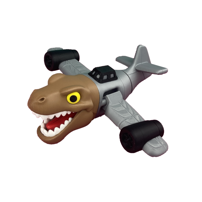 Nuclearo Dinossauro - Italian Brain Rot - Jucarie 3D Articulata, Plastic [1]