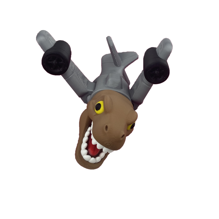 Nuclearo Dinossauro - Italian Brain Rot - Jucarie 3D Articulata, Plastic [6]