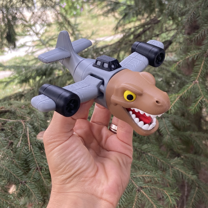 Nuclearo Dinossauro - Italian Brain Rot - Jucarie 3D Articulata, Plastic [2]