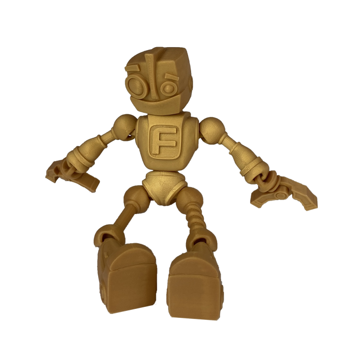 Figurina Robot, 16 cm, Jucarie 3D Articulata, Plastic [2]