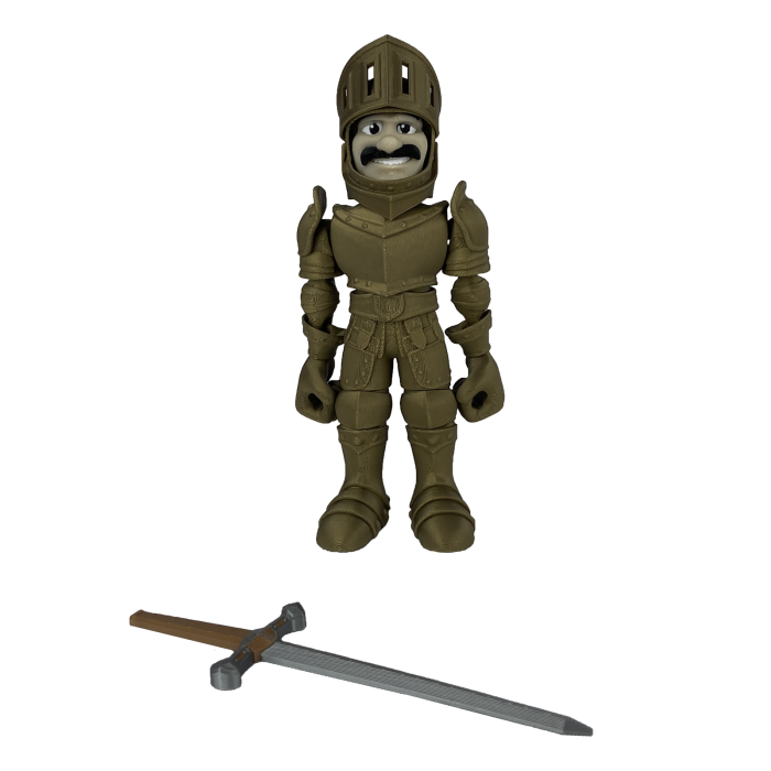 Figurina Soldat Bronz, 16 cm, Jucarie 3D Articulata, Plastic [3]