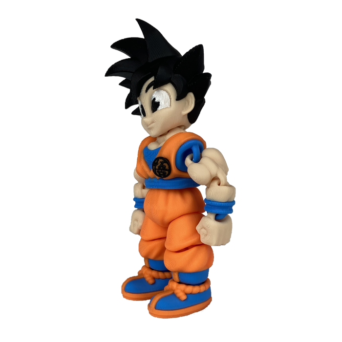 Figurina Son Goku, 12 cm, Jucarie 3D Articulata, Plastic [3]