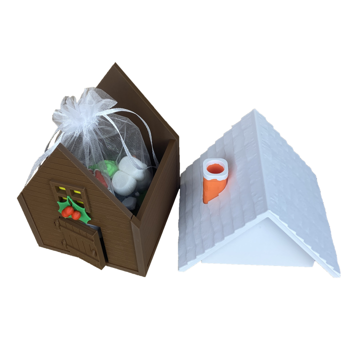 Căsuța de la Polul Nord - Plină cu Zigluti de Crăciun - (Set 10 pcs) - Jucării Flexibile 3D | Figurine Interactive pentru Copii | Cadou Distractiv & Educativ | Material PLA Sigur [3]