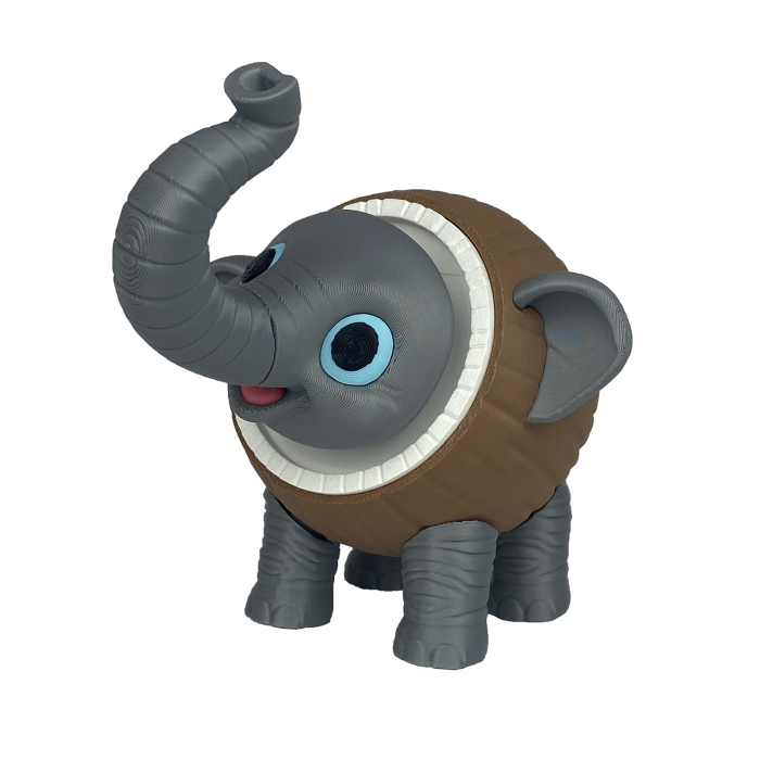 Cocofanto Elefanto - Italian Brain Rot - Jucarie 3D Articulata, Plastic [1]