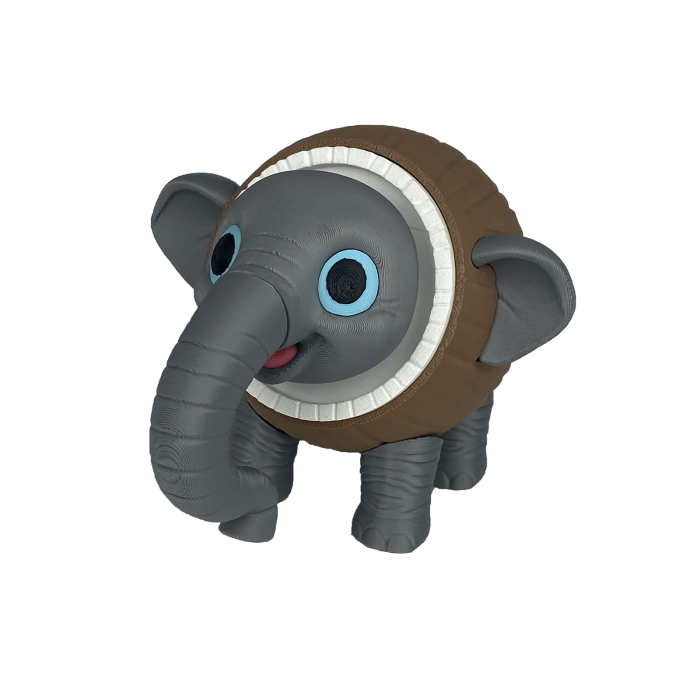 Cocofanto Elefanto - Italian Brain Rot - Jucarie 3D Articulata, Plastic [3]