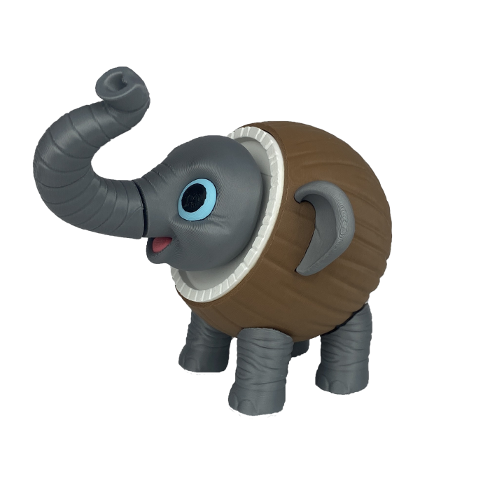 Cocofanto Elefanto - Italian Brain Rot - Jucarie 3D Articulata, Plastic [4]