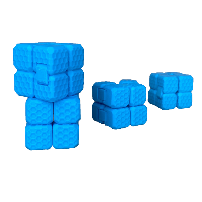 Jucarie interactiva, Cub Infinit, jucarie fidget antistres in forma Cub pliabil, Zigluti [7]