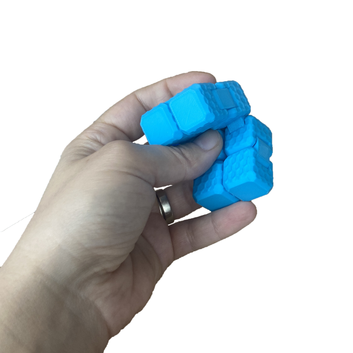 Jucarie interactiva, Cub Infinit, jucarie fidget antistres in forma Cub pliabil, Zigluti [5]