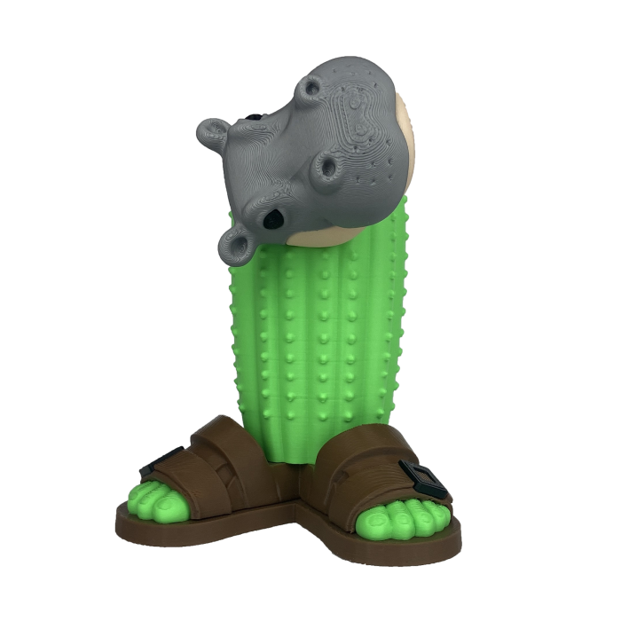 Il Cacto Hipopotamo - Italian Brain Rot - Jucarie 3D Articulata, Plastic [3]