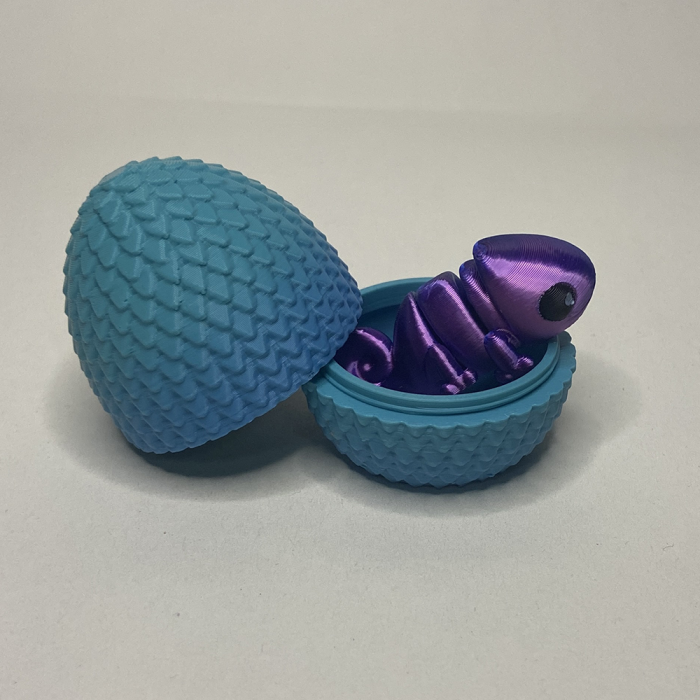 Ou de Dragon cu Zigluț Surpriză - Jucărie Flexibilă & Colecționabilă | 16 Culori Unice | Descoperă Peste 100 Modele de Zigluți | Cadou Perfect pentru Copii și Pasionați de Fantezie [2]