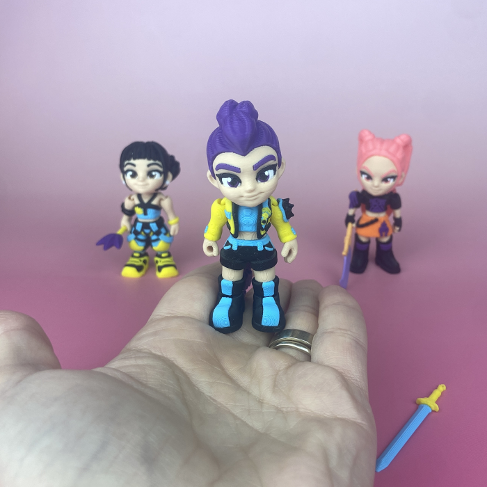 Huntrix - Rumi, Mira și Zoey – figurine K-Pop flexibile [3]