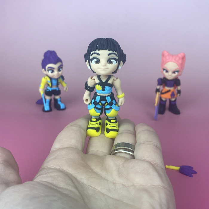 Huntrix - Rumi, Mira și Zoey – figurine K-Pop flexibile [5]