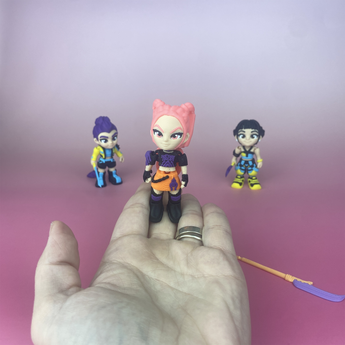 Huntrix - Rumi, Mira și Zoey – figurine K-Pop flexibile [4]