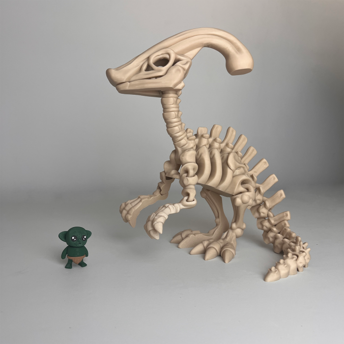 Schelet MARE Parasaurolophus cu mini-Ziglut, 39 cm [3]