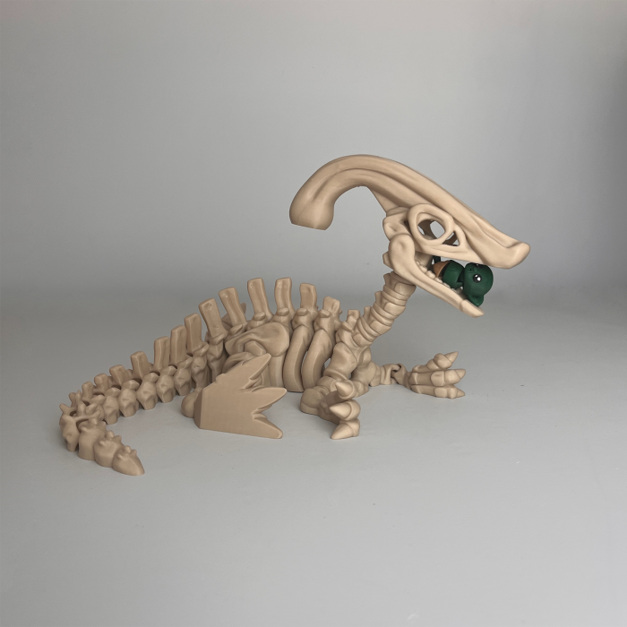 Schelet MARE Parasaurolophus cu mini-Ziglut, 39 cm [4]