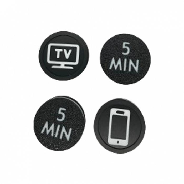 Token Timp Ecran - Set 3-7 ani pentru Gestionare Screen Time | Motivare Copii + Responsabilitate | Incl. 5/10/15 min (Cadou Ideal Părinți) [7]