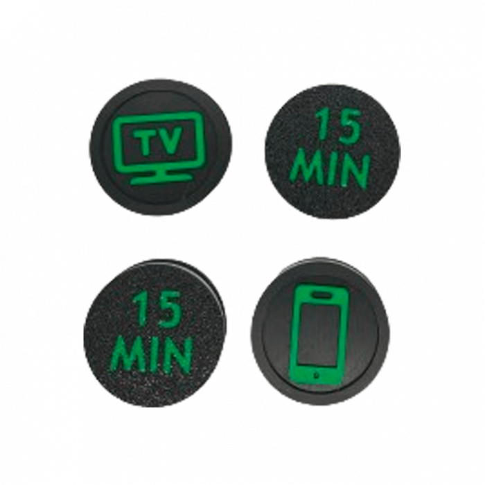 Token Timp Ecran - Set 3-7 ani pentru Gestionare Screen Time | Motivare Copii + Responsabilitate | Incl. 5/10/15 min (Cadou Ideal Părinți) [9]