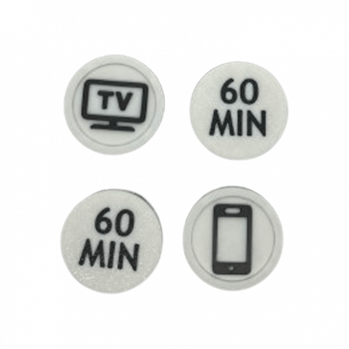 Set Screen Time Tokens - Sistem Recompense pentru Copii 7+ ani | Control Timp TV/Tabletă (15/30/60 min) | Joc Educativ Parenting & Cadou Familial [9]