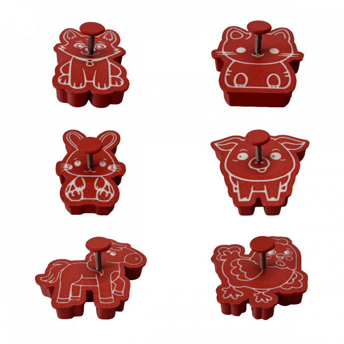 Set 6 Forme Prajituri - CookieStamps - Animale Domestice - Cookie Cutters Decorative pentru Aluat, Ștampile Biscuiți Artizanali - forme ideale pentru copii [9]