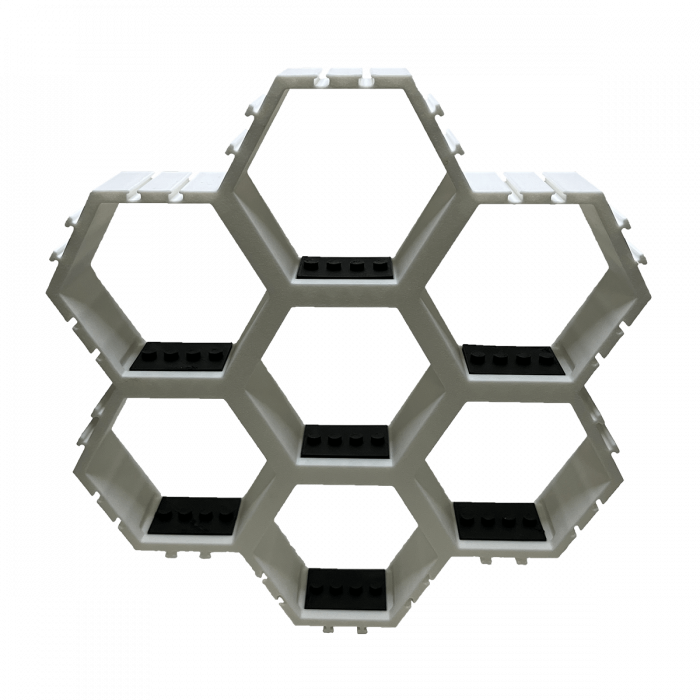 Suport Modular Hexagonal pentru figurine LEGO, 7 camere [2]